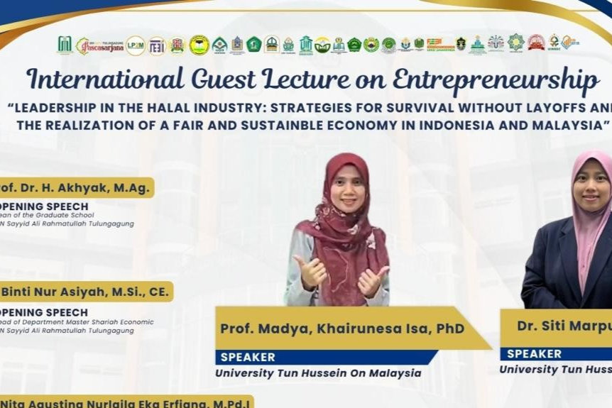 Prodi Ekonomi Syariah-FEBI-UIN Madura dan UIN Sayyid Ali Rahmatullah Tulungagung Kolaborasi dalam International Guest Lecture on Entrepreneurship